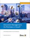 Guide: Should Document Management be On-Premises or Cloud? | IRIS