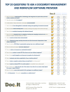 Guide: 20 Questions to Ask a Document Management Software Provider | IRIS