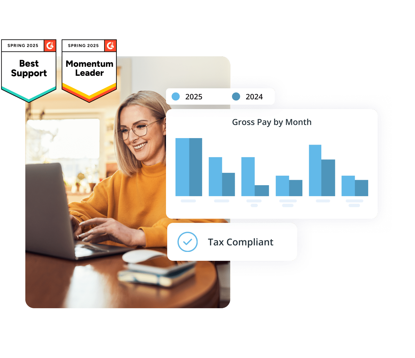 Payroll software woman GrossPay award 1